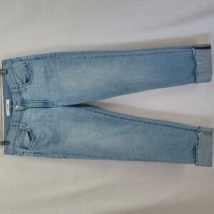 Joe's Jeans Roll Cuff Crop Jeans Light Wash Size 30